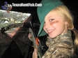 Very Excited Young Deer Huntress